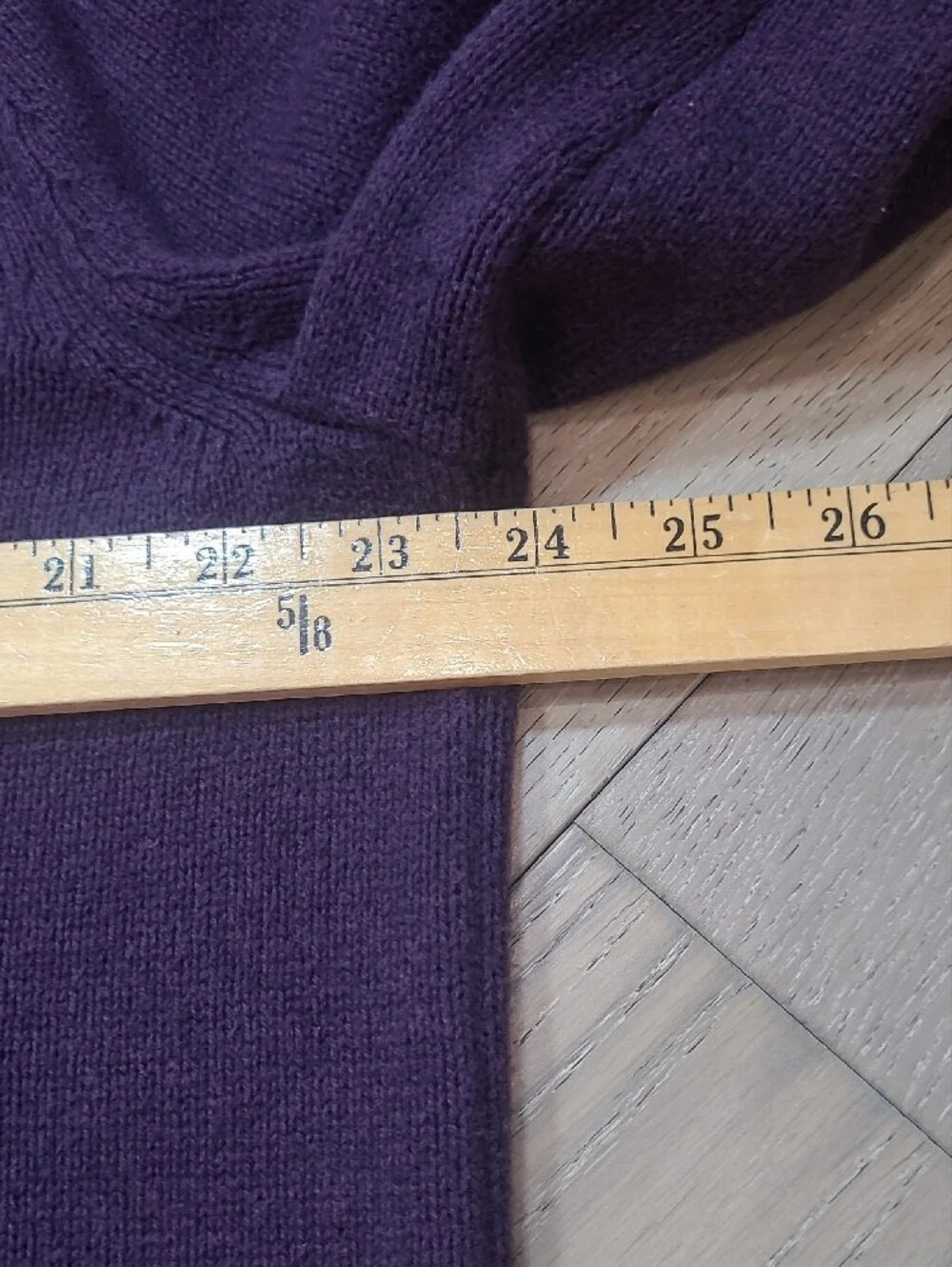 J. Crew Sweater Men's sz XLT Purple 1/4 Zip Cotton Blend Knit Sweater